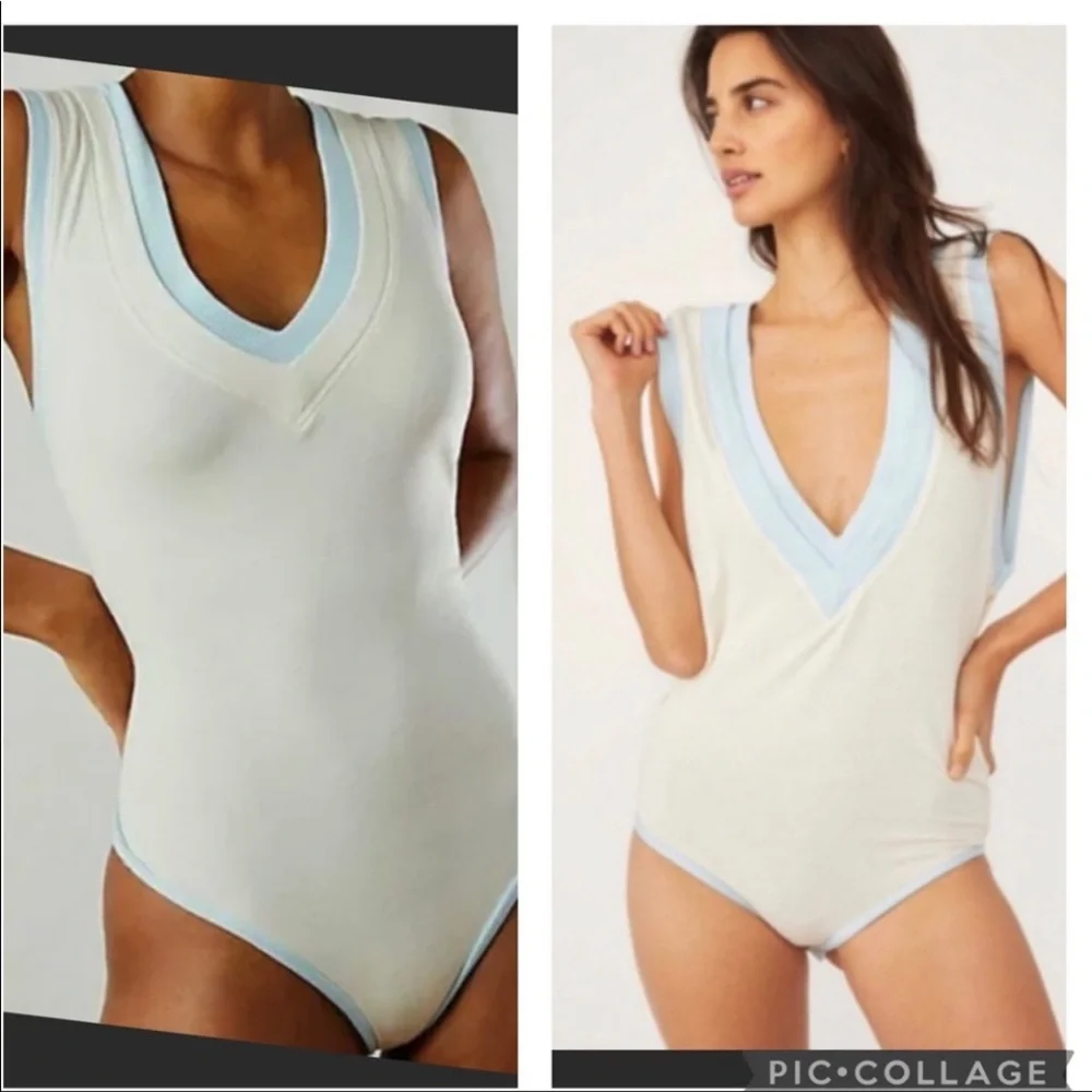NWT Free People “Cozy Cool Girl” Bodysuit
